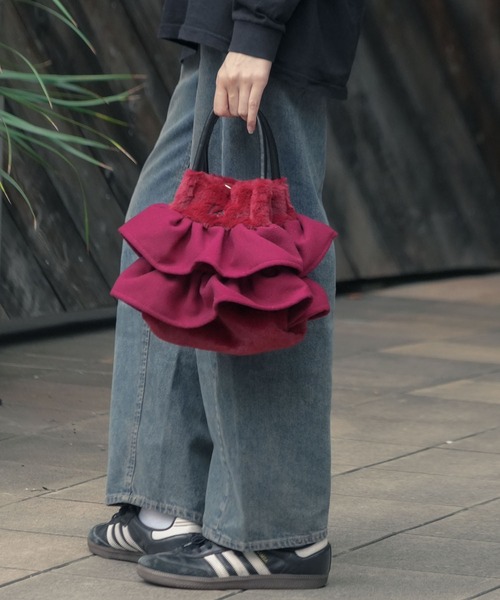 Lee（リー） ショルダーバッグ バッグ 「Lee/リー」モコモコフリル2WAY