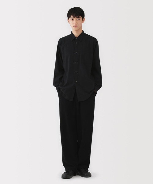 MUJI Labo シャツ 「MUJI Labo」紳士 起毛ヘリンボーンレギュラー