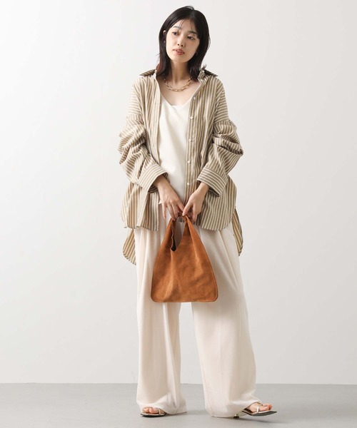 CHIGNON（シニヨン） パンツ ベロアメッシュイージーパンツ レディース