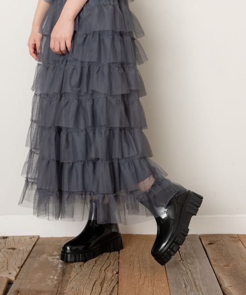 「SVEC」 レインブーツ 40 パープル レディース_画像9