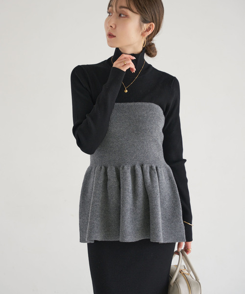 NOBLE（ノーブル） ニット セーター ニットビスチェ レディース