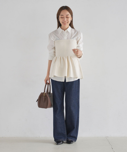 NOBLE（ノーブル） ニット セーター ニットビスチェ レディース