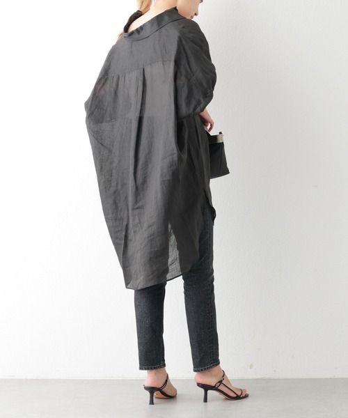 「OUVRAGE CLASSE」 長袖シャツ FREE ホワイト レディース_画像3