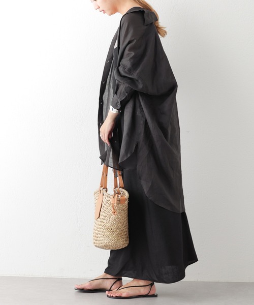 「OUVRAGE CLASSE」 長袖シャツ FREE ホワイト レディース_画像9