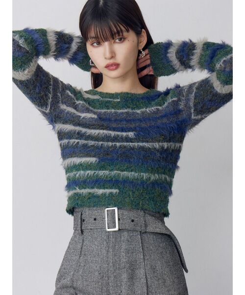 MURUA（ムルーア） ニット セーター ミックスエレメントニット