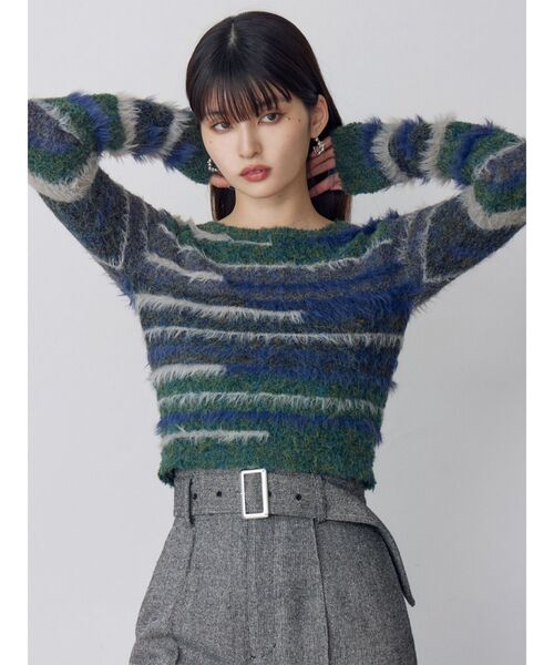 MURUA（ムルーア） ニット セーター ミックスエレメントニット