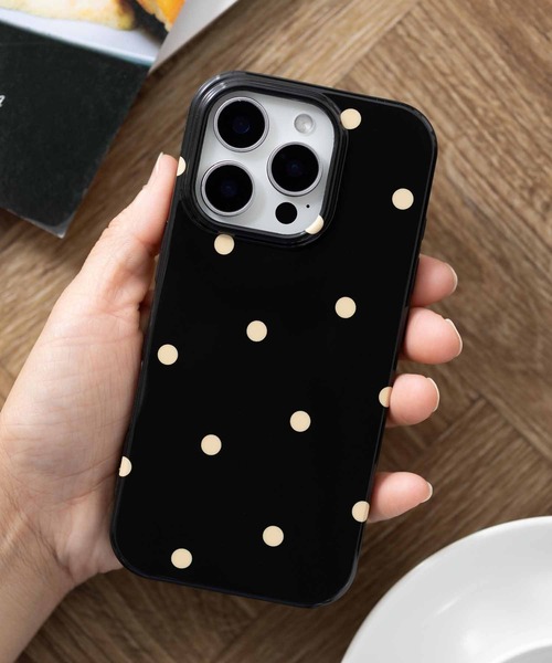 emonique（エモニーク） スマホケース 水玉 ドット柄 iPhoneケース