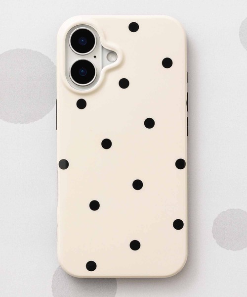 emonique（エモニーク） スマホケース 水玉 ドット柄 iPhoneケース