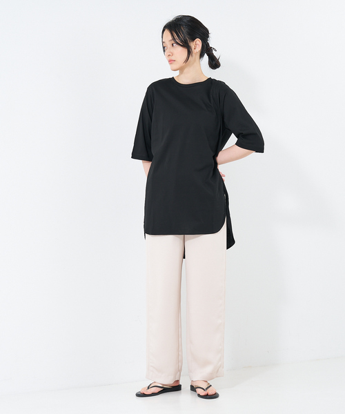 「collex」 半袖カットソー フリー ブラック レディース_画像2