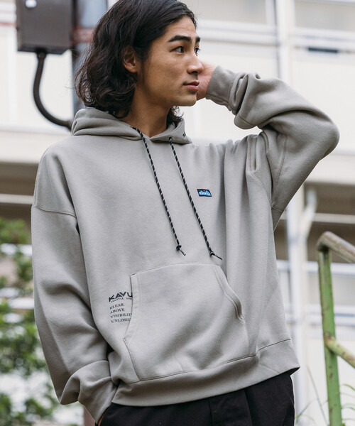 パーカー 限定展開 KAVU×FREAK'S STORE/カブー 別注 ビッグシルエット ワンポイント刺繍 プルオーバー パーカー / フーディ メン | FREAK'S STORE | 03