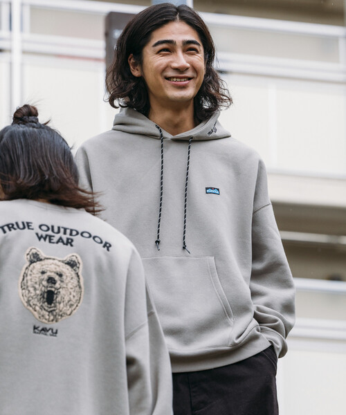 パーカー 限定展開 KAVU×FREAK'S STORE/カブー 別注 ビッグシルエット ワンポイント刺繍 プルオーバー パーカー / フーディ メン | FREAK'S STORE | 10