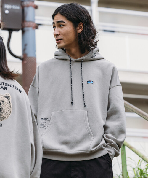 パーカー 限定展開 KAVU×FREAK'S STORE/カブー 別注 ビッグシルエット ワンポイント刺繍 プルオーバー パーカー / フーディ メン | FREAK'S STORE | 09