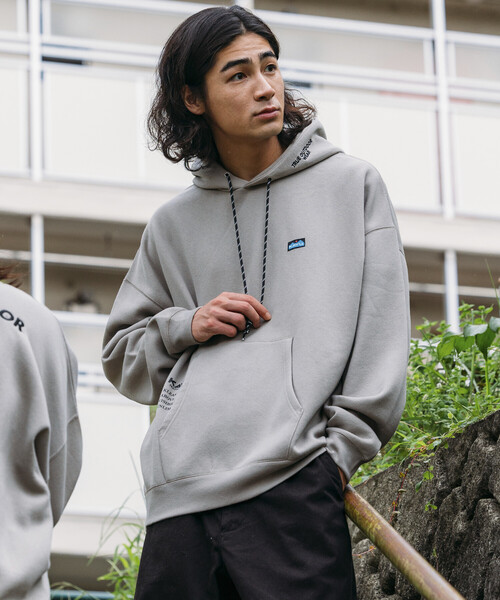 パーカー 限定展開 KAVU×FREAK'S STORE/カブー 別注 ビッグシルエット ワンポイント刺繍 プルオーバー パーカー / フーディ メン | FREAK'S STORE | 06