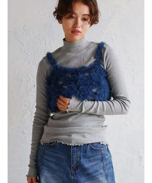 HYKE 23年製 C/C KNIT THERMAL BUSTIER TOP HYKE 23年製 C/C KNIT THERMAL BUSTIER TOP 【公式通販】