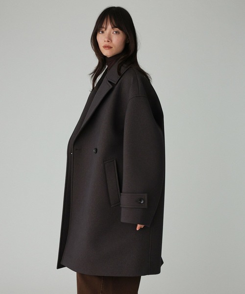 【美品】バビロン⭐️BABYLONE⭐️ ジャケット⭐️コート⭐️定価42900円 BABYLONE バビロン ボンディングジャケットコート Pコート - メルカリ