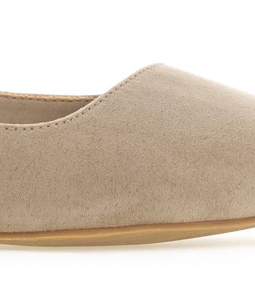 「A de Vivre」 フラットパンプス 22.5 シルバー レディース_画像3