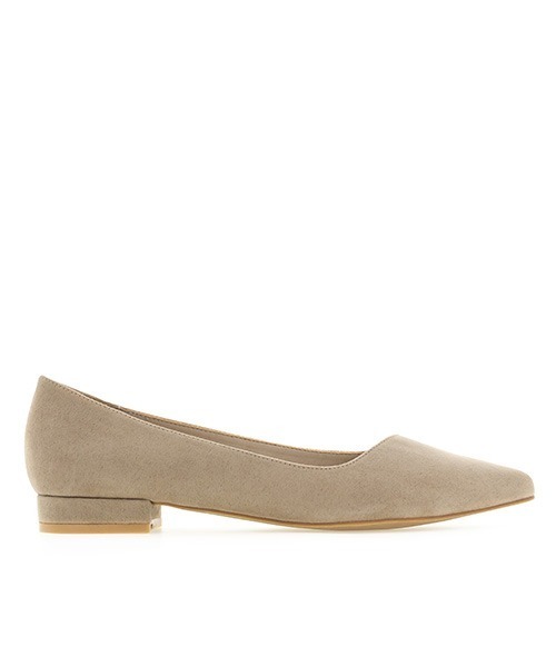 「A de Vivre」 フラットパンプス 22.5 シルバー レディース_画像6