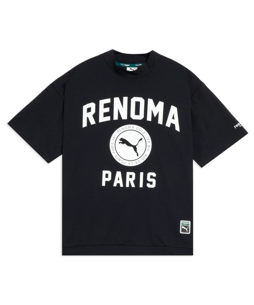 カ*ン様 renoma レノマ　PUMA プーマ　モックネックシャツ(L) PUMA（プーマ） tシャツ メンズ ゴルフ PUMA x renoma golf ロゴ