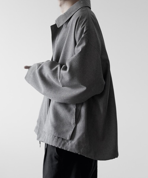 「RUUBON」 ジップアップブルゾン M グレー メンズ_画像5