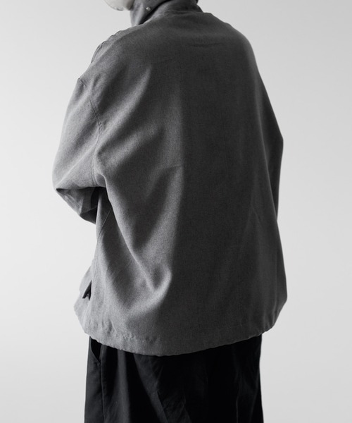 「RUUBON」 ジップアップブルゾン M グレー メンズ_画像8