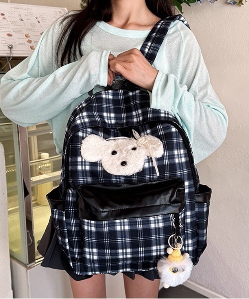 FREE STYLISTS デイバック リュック Y2K キュートな子犬デザイン