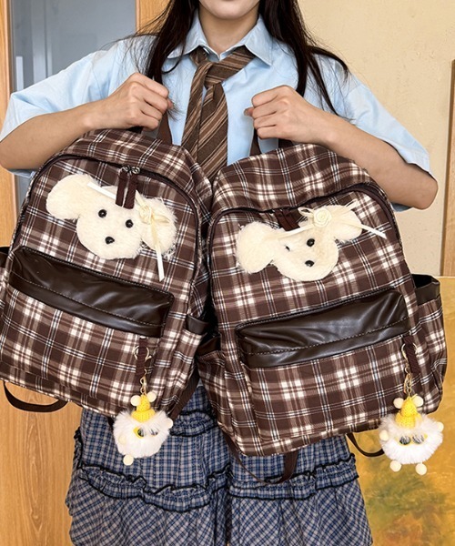 FREE STYLISTS デイバック リュック Y2K キュートな子犬デザイン