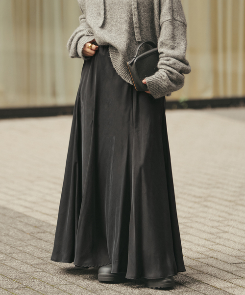 値下げ　plage Washable Fibril スカート 38 plage（プラージュ） スカート 「追加」Washable Fibril フレア