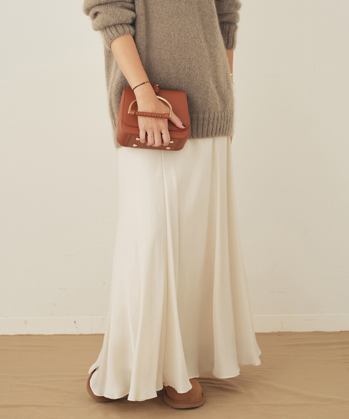 Plage Fibril Slit スカート2 plage スカート 「追加」Washable Fibril フレア : ZOZOTOWN Yahoo!店
