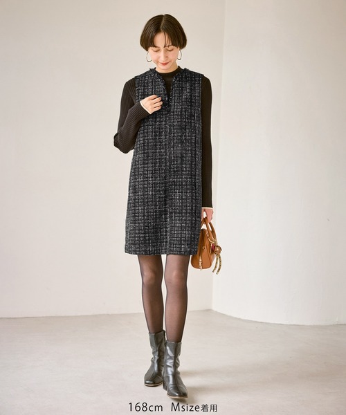 ROPE' PICNIC（ロペ ピクニック） ジャンパースカート キーネック