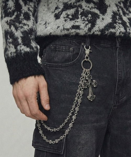 HIDAKA（ヒダカ） ウォレットチェーン PULL TAB PANTS CHAIN