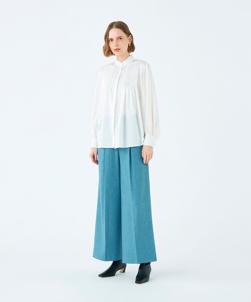 Ballsey（ボールジィ） ブラウス シャツ コットンシルクサテン