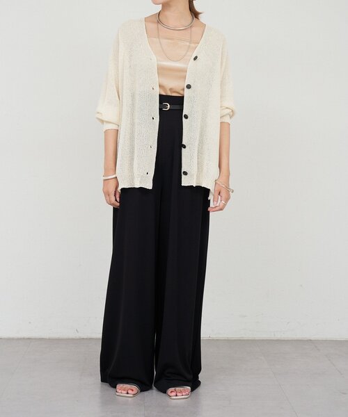 SHENERY ベージュ カーディガン 長袖 SHENERY（シーナリー） ニットカーディガン FREE ベージュ レディース