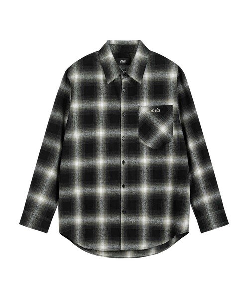 emis ブラウス シャツ FLANEL CHECK SHIRT レディース メンズ 