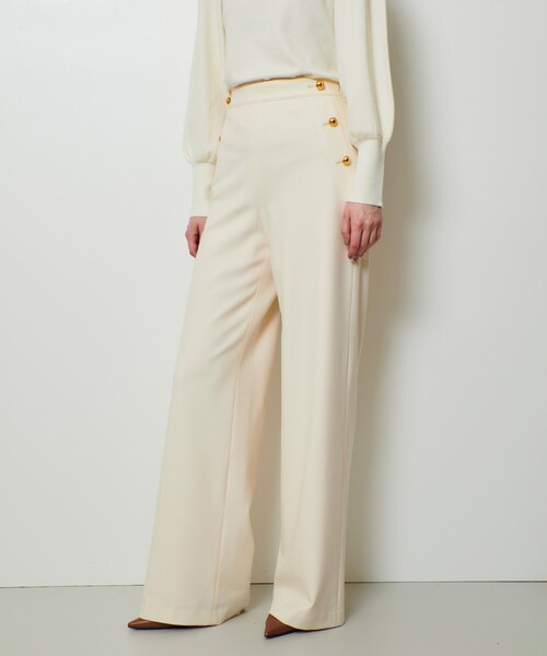 allureville（アルアバイル） パンツ 裏起毛マリンパンツ レディース