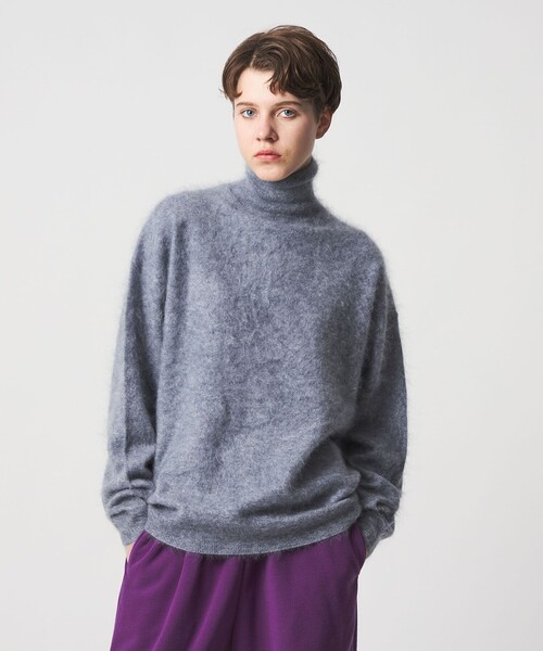 6 ニット セーター 「6(ROKU)」カシミヤ タートルネック レディース