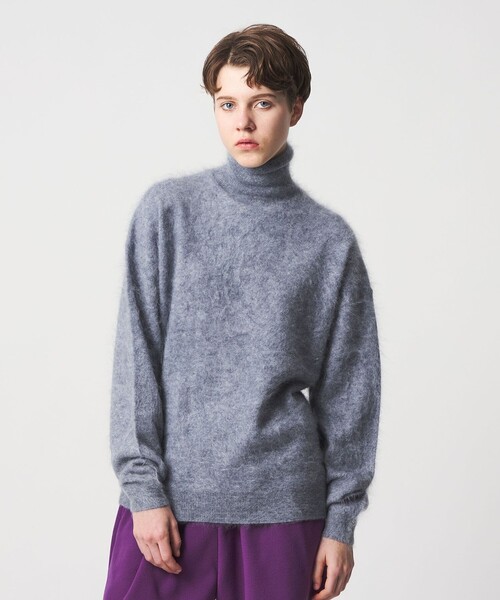 6 ニット セーター 「6(ROKU)」カシミヤ タートルネック レディース