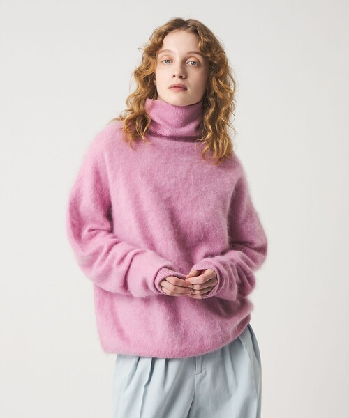 6 ニット セーター 「6(ROKU)」カシミヤ タートルネック レディース