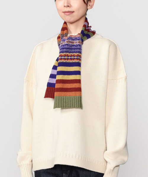 ERIBE（エリべ）のだめちゃん着用リバティ&ジャガードニットマフラー ERIBE（エリべ）のだめちゃん着用リバティ&ジャガードニットマフラー