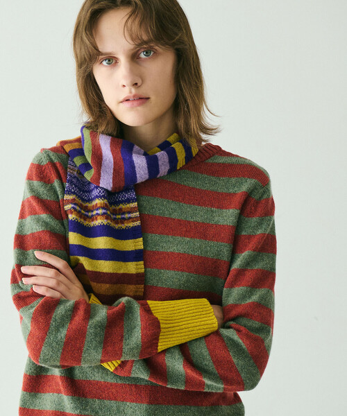 ERIBE（エリベ） ストール マフラー | メリノウール マルチカラー