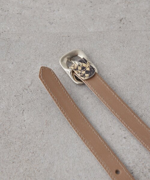 【美品】Whim Gazette カーフレザーベルト Whim Gazette(ウィム ガゼット)のカーフレザーベルト通販 | 集英社