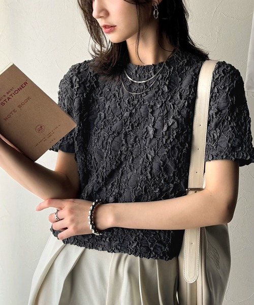 「classicalelf」 半袖カットソー X-LARGE アイボリー レディース_画像9