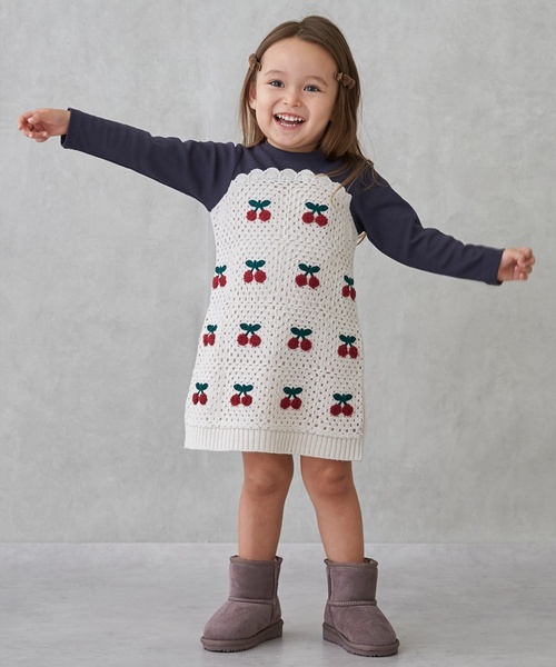 BURBERRY（バーバリー） 「KIDS」シャツワンピース 120cm グリーン