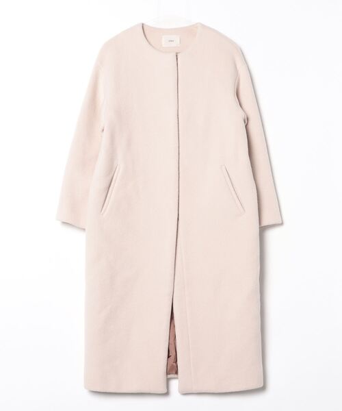 IENA（イエナ） ノーカラーコート 38 ベージュ レディース : ZOZOTOWN