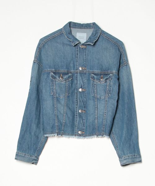 DUARTE リーフ刺繍 デニムジャケット DUARTE リーフ刺繍 デニムジャケット