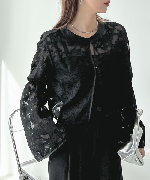 「Futier land」 長袖ブラウス LARGE アイボリー レディース_画像5