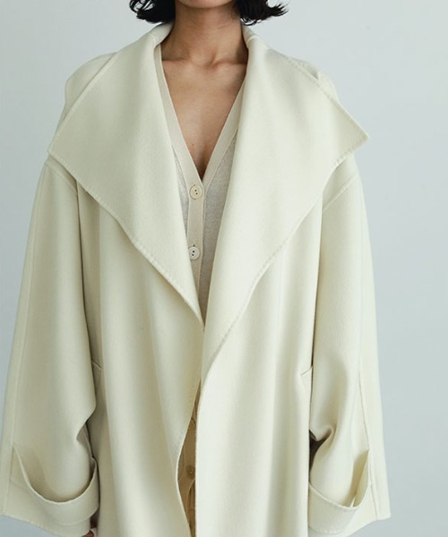 【新品】SANTE by ETRE TOKYO ウーステッドクロークリバーコート ETRE TOKYO（エトレトウキョウ） コート アウター SANTEウーステッド