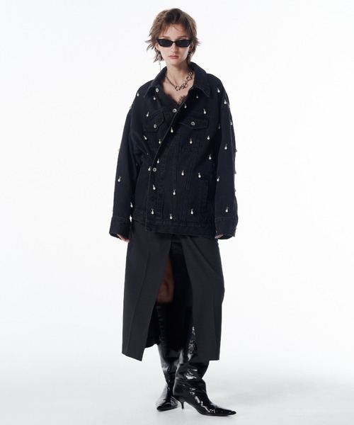 JOSE MOON（ジョゼムーン） ドレス LACE TRIM WOOL DRESS/レーストリム