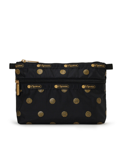 LeSportsac（レスポートサック） ポーチ COSMETIC CLUTCH ゴールド