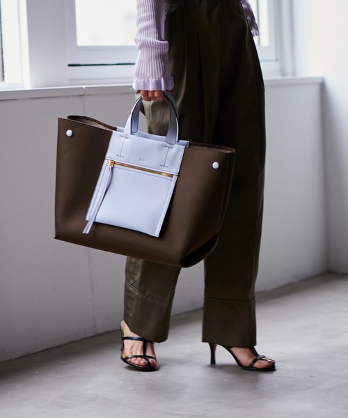 「E'POR」 トートバッグ FREE ベージュ系その他 レディース_画像4