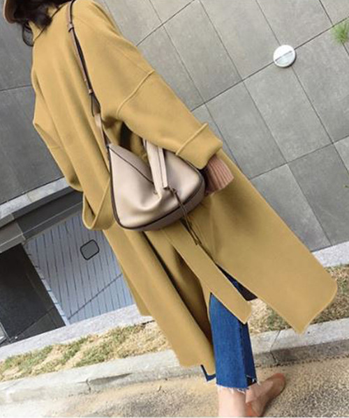 「Bifrost」 チェスターコート X-LARGE イエロー レディース_画像7